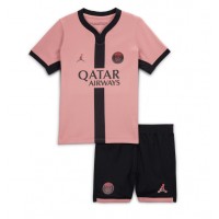 Camisa de Futebol Paris Saint-Germain Equipamento Alternativo Infantil 2024-25 Manga Curta (+ Calças curtas)